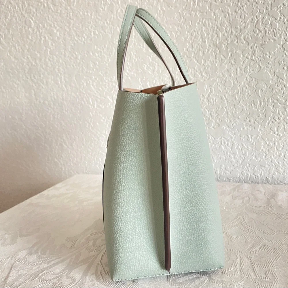 Tory Burch light blue small tote